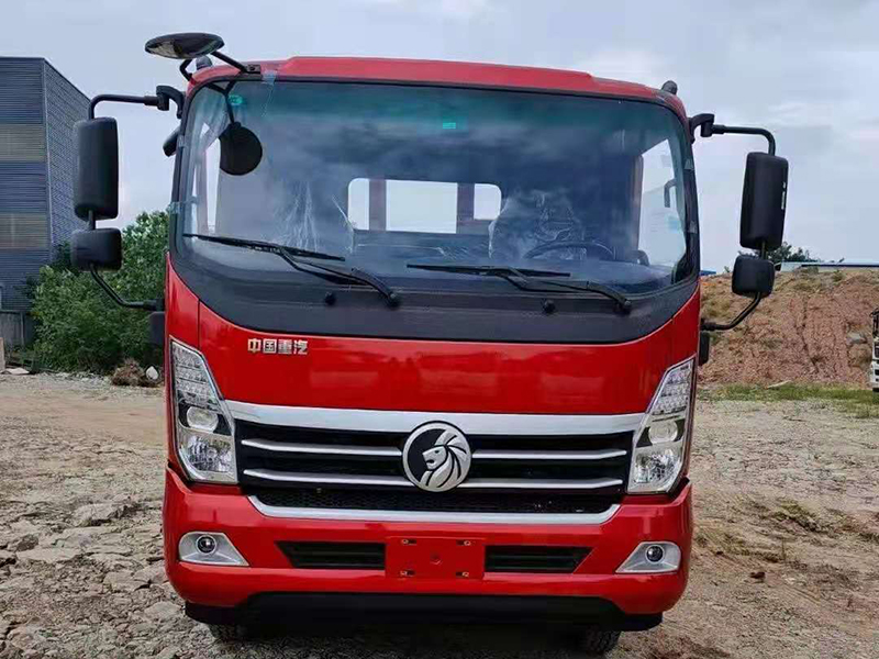 國六重汽王牌藍(lán)牌平板運輸車